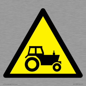 WV11236: W916 Warning: Farm machinery