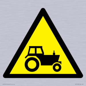 WV11236: W916 Warning: Farm machinery
