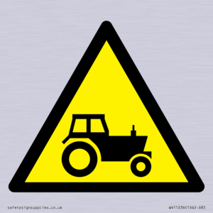 WV11236: W916 Warning: Farm machinery