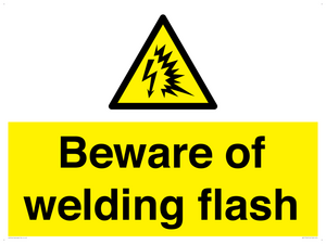 WV11744: Beware of welding flash