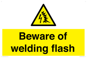 WV11744: Beware of welding flash