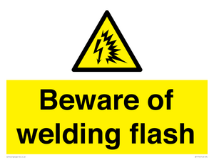 WV11744: Beware of welding flash