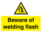 WV11744: Beware of welding flash