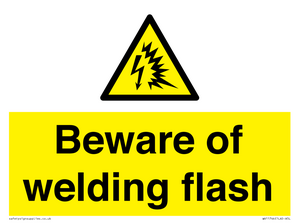 WV11744: Beware of welding flash