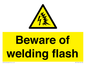 WV11744: Beware of welding flash