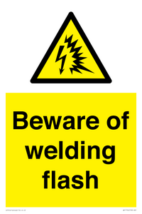 WV11744: Beware of welding flash