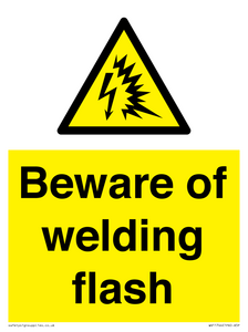 WV11744: Beware of welding flash