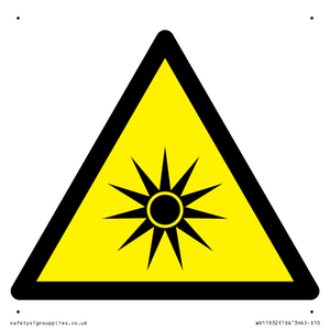 WV11932: W027 Warning: Optical radiation