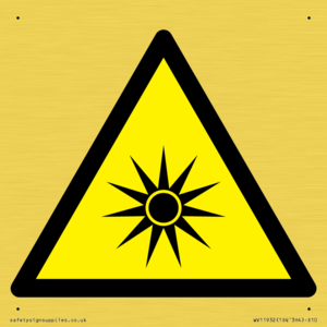 WV11932: W027 Warning: Optical radiation