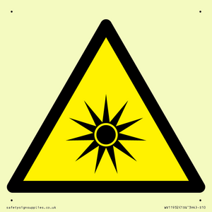 WV11932: W027 Warning: Optical radiation