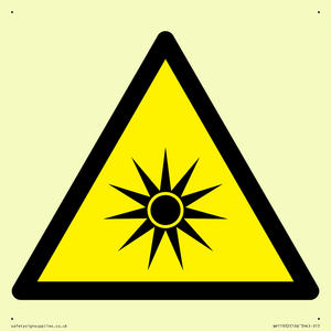 WV11932: W027 Warning: Optical radiation