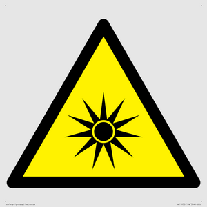 WV11932: W027 Warning: Optical radiation
