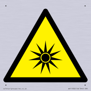 WV11932: W027 Warning: Optical radiation