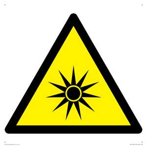 WV11932: W027 Warning: Optical radiation