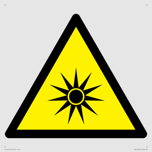 WV11932: W027 Warning: Optical radiation