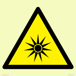 WV11932: W027 Warning: Optical radiation
