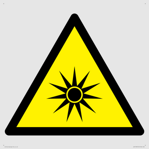 WV11932: W027 Warning: Optical radiation