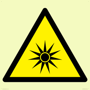 WV11932: W027 Warning: Optical radiation