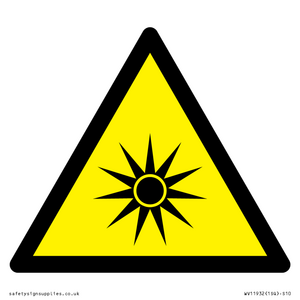 WV11932: W027 Warning: Optical radiation