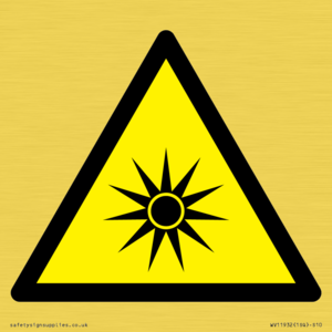 WV11932: W027 Warning: Optical radiation