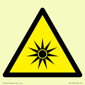 WV11932: W027 Warning: Optical radiation