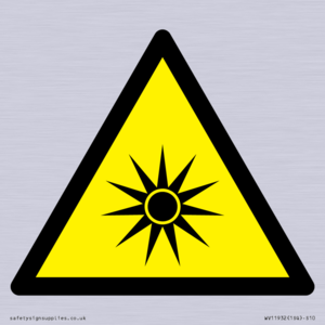 WV11932: W027 Warning: Optical radiation