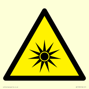 WV11932: W027 Warning: Optical radiation