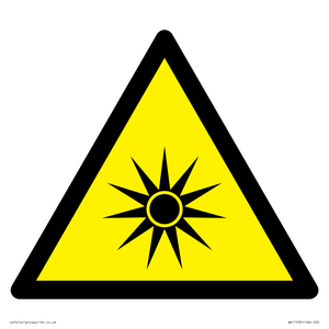 WV11932: W027 Warning: Optical radiation