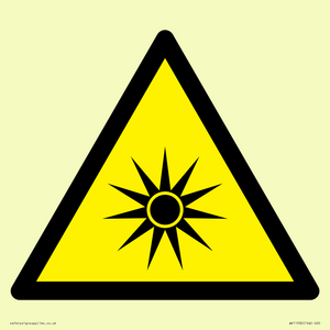 WV11932: W027 Warning: Optical radiation