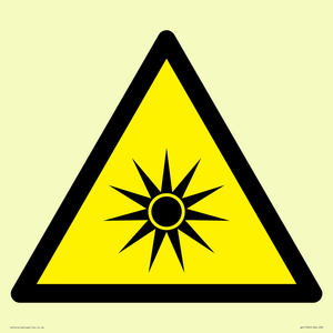 WV11932: W027 Warning: Optical radiation