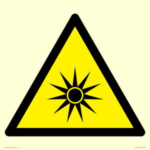 WV11932: W027 Warning: Optical radiation