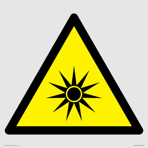 WV11932: W027 Warning: Optical radiation