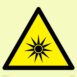 WV11932: W027 Warning: Optical radiation
