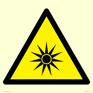 WV11932: W027 Warning: Optical radiation