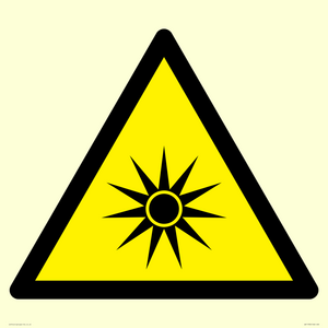 WV11932: W027 Warning: Optical radiation