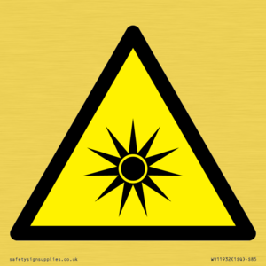 WV11932: W027 Warning: Optical radiation