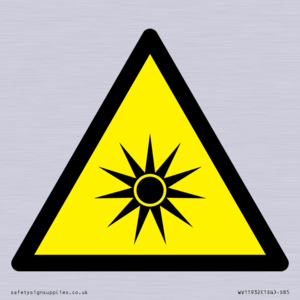 WV11932: W027 Warning: Optical radiation
