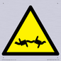 WV11940: W033 Warning: Barbed wire