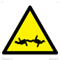 WV11940: W033 Warning: Barbed wire