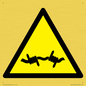 WV11940: W033 Warning: Barbed wire