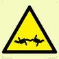 WV11940: W033 Warning: Barbed wire