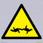 WV11940: W033 Warning: Barbed wire