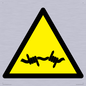 WV11940: W033 Warning: Barbed wire