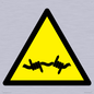 WV11940: W033 Warning: Barbed wire