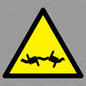WV11940: W033 Warning: Barbed wire