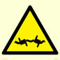 WV11940: W033 Warning: Barbed wire