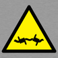 WV11940: W033 Warning: Barbed wire