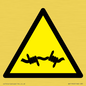 WV11940: W033 Warning: Barbed wire
