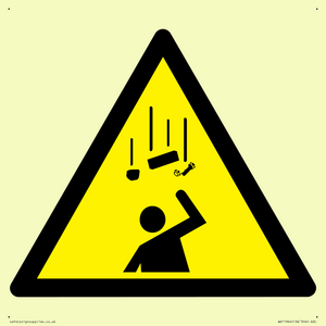 WV11944: W035 Warning: Falling objects
