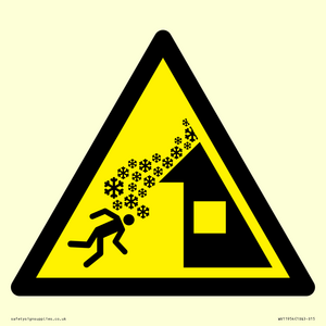 WV11954: W040 Warning: Roof avalanche
